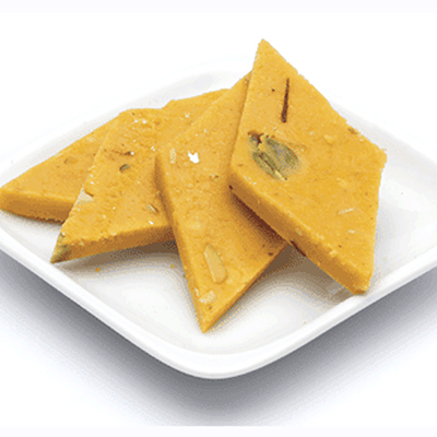 "Kesar Dryfruit Burfi - 1 Kg (Delhi Mithai Wala) - Click here to View more details about this Product